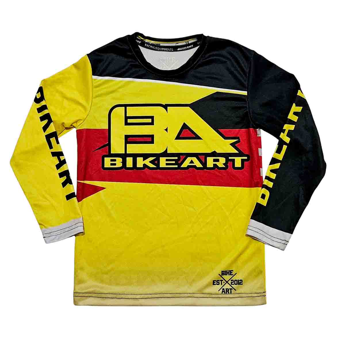 BIKE ART YB JERSEY_JERSEY AMARILLO NEGRO_JERSEY BIKE ART_BIKE ART_TRICOTAS BIKE ART